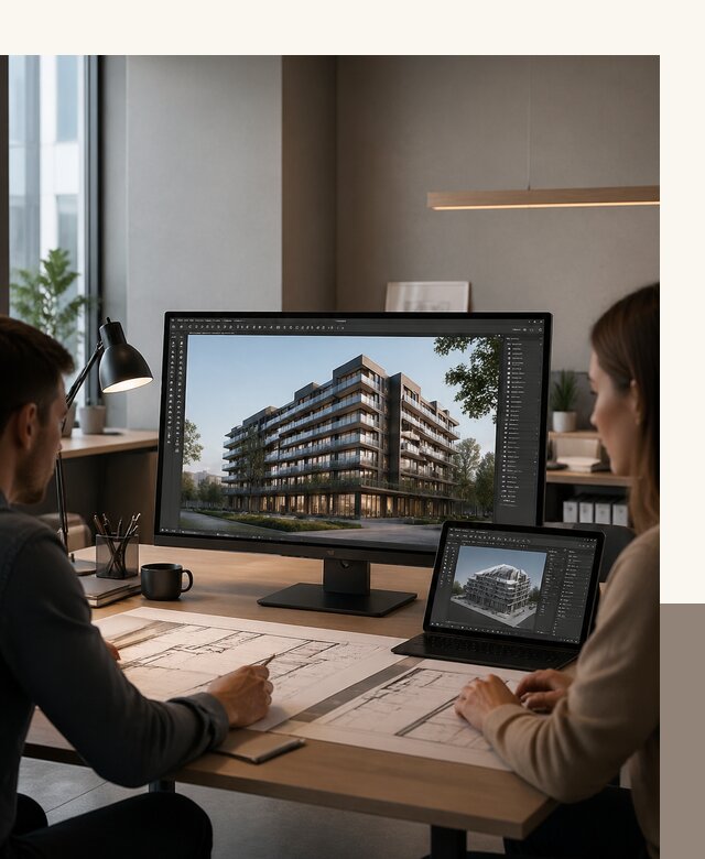 3D визуализация архитектуры и объектов строительства в Малгобеке