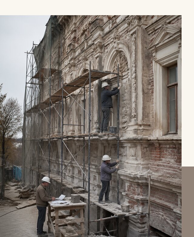 Реставрация объектов культурного наследия под ключ в Малгобеке