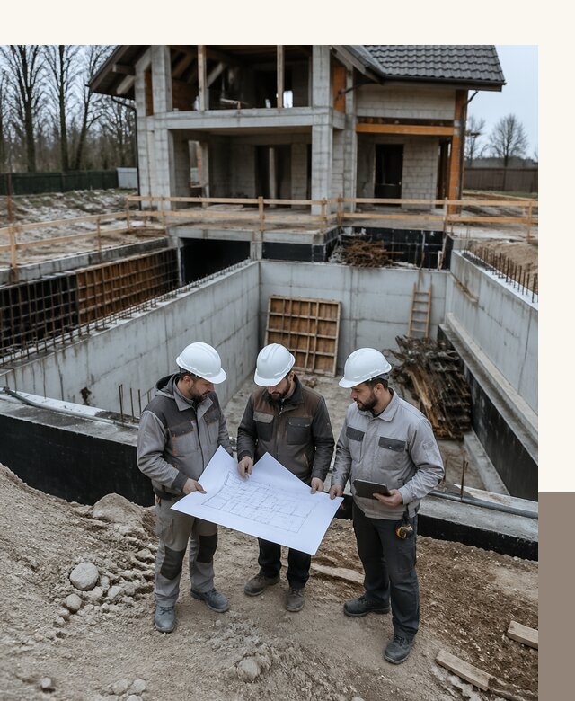 Проектирование и строительство домов с подвалом под ключ в Малгобеке