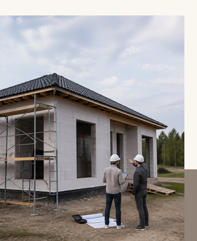 Проектирование одноэтажных домов из газобетона в Малгобеке