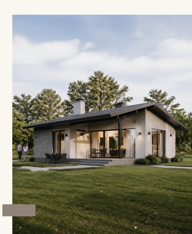 Проект одноэтажного дома 10 на 7 в Малгобеке от 36113 р. | А3дПро-Млг